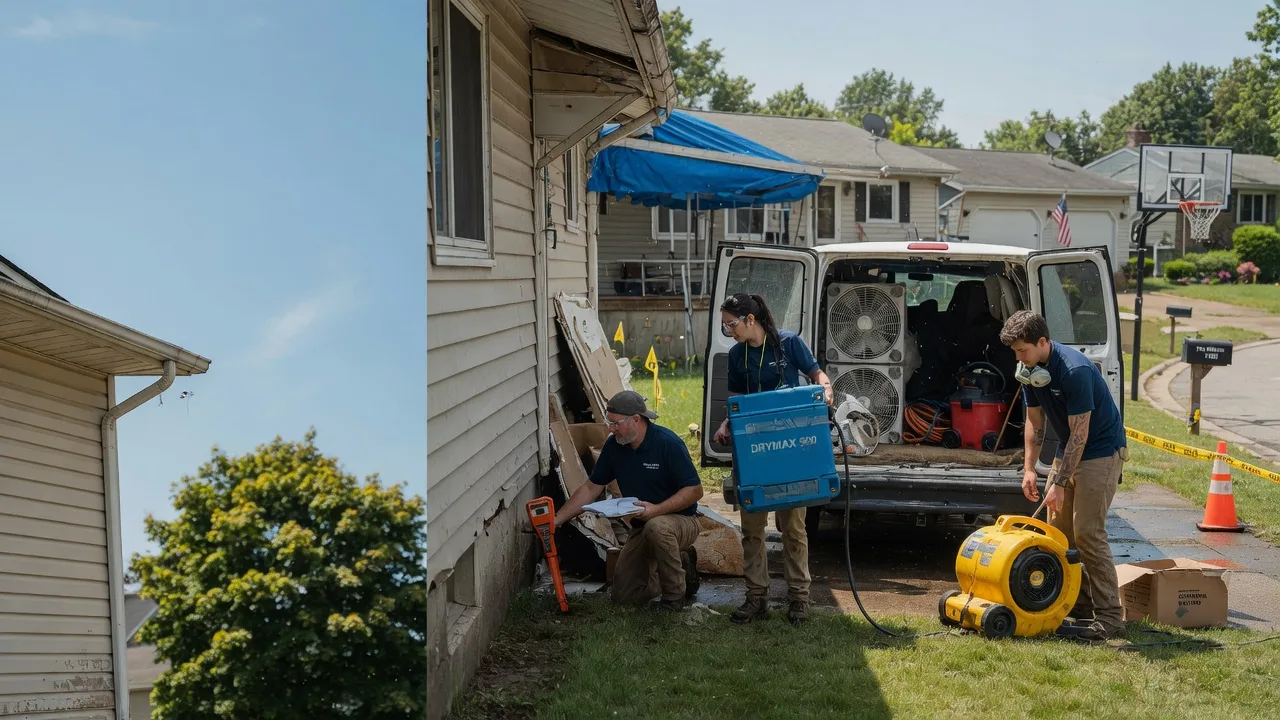 Ceiling Leak Cleanup in Gardner, IL near me