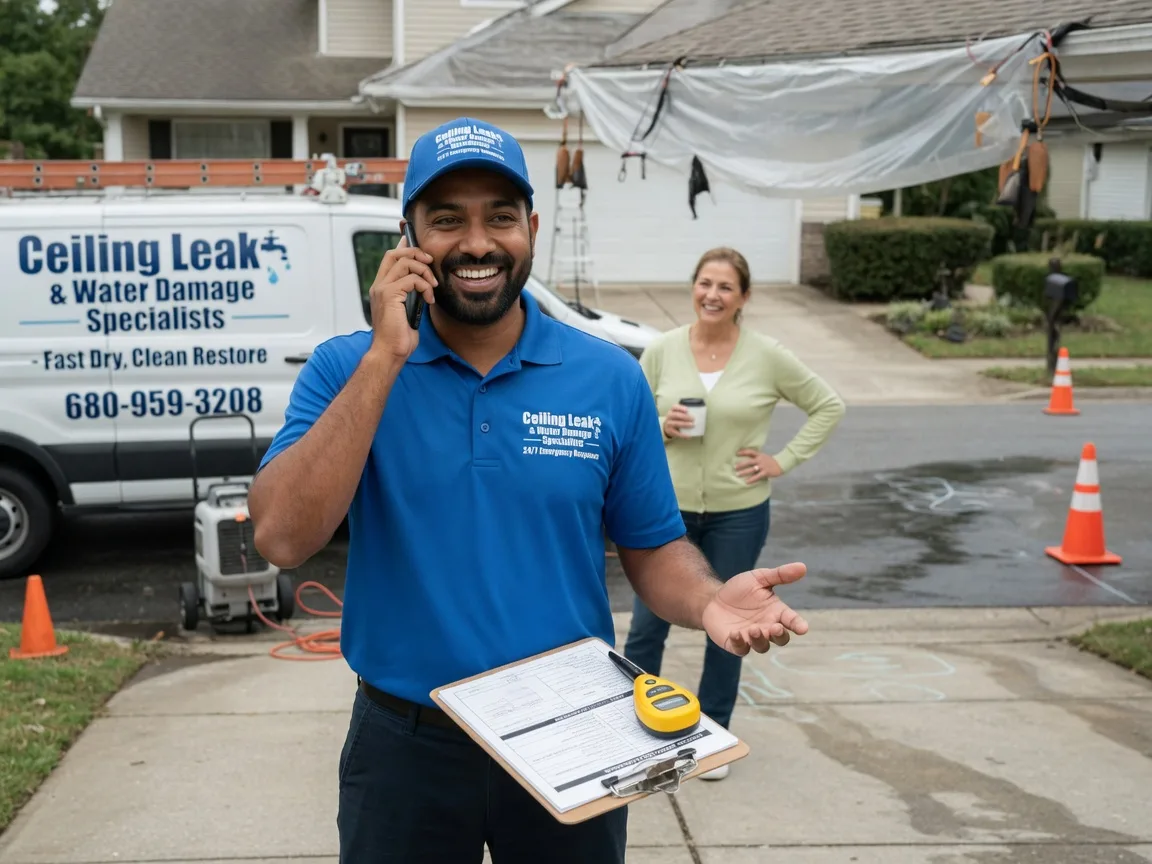 Ceiling Leak Cleanup Gardner, IL FAQs